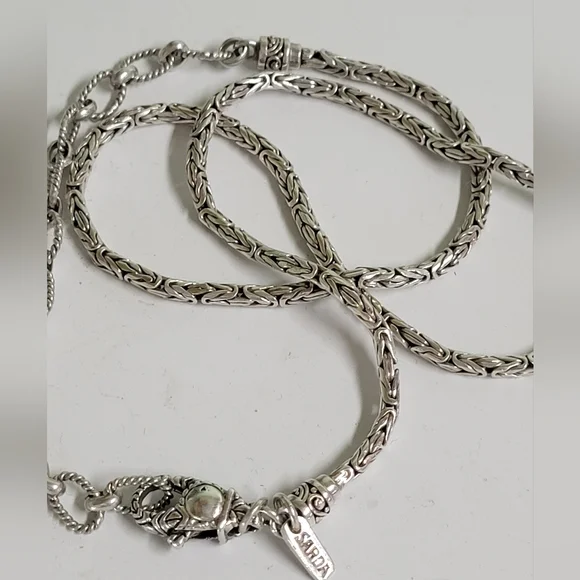 VTG SARDA STERLING SILVER 20.5 INCH NECKLACE 925 23.5g